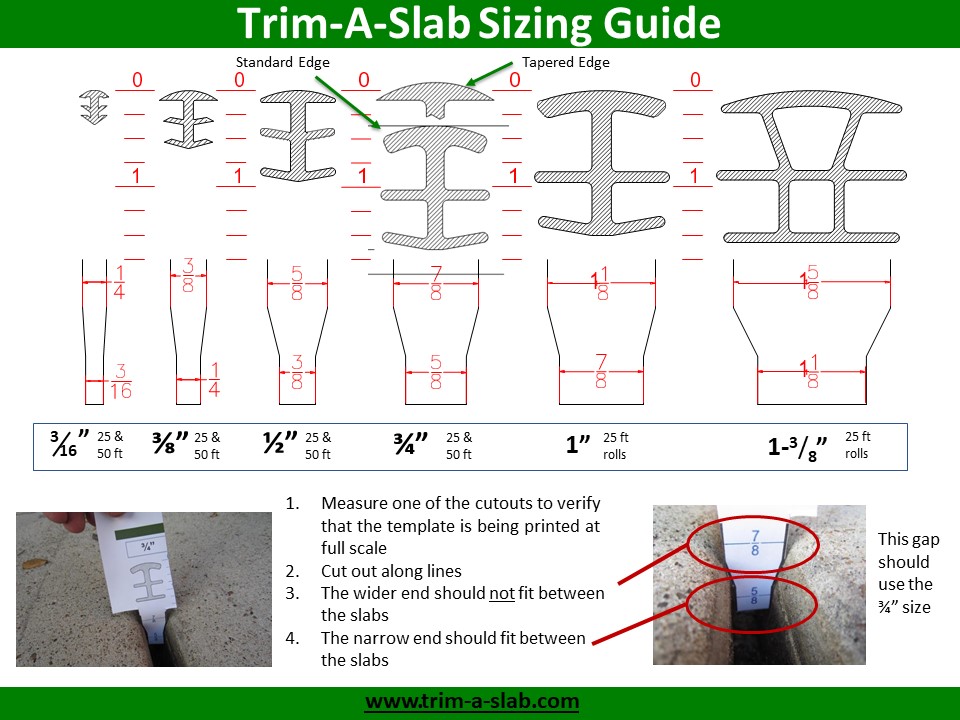 Trim-A-Slab 3/4″ - Trim-A-Slab